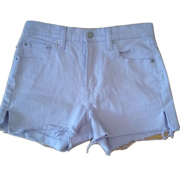 GAP Women Denim Purple Shorts Size 27 NEW - Picture 1 of 2